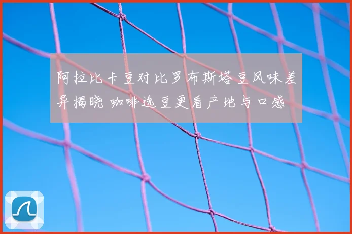 阿拉比卡豆对比罗布斯塔豆风味差异揭晓 咖啡选豆更看产地与口感