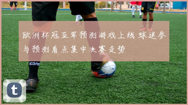 欧洲杯冠亚军预测游戏上线 球迷参与预测看点集中决赛走势
